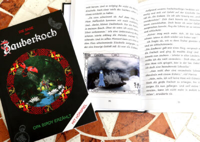 Buch Der Zauberkoch aufgeschlagen Ansicht 3