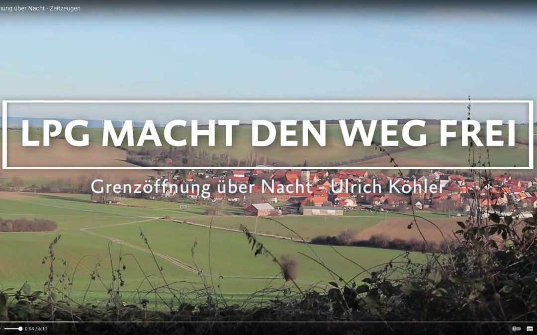 Zeitzeugen – Grenzöffnung über Nacht