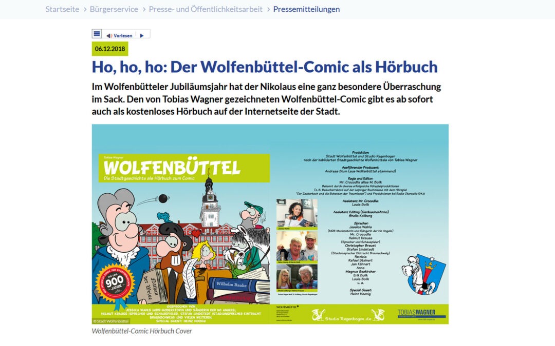 900 Jahre Wolfenbüttel – Das Hörspiel zum Comic